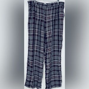 EUC No Boundaries Juniors Plus Size Pleated Plaid Trouser Pants Girl's. Size XXL